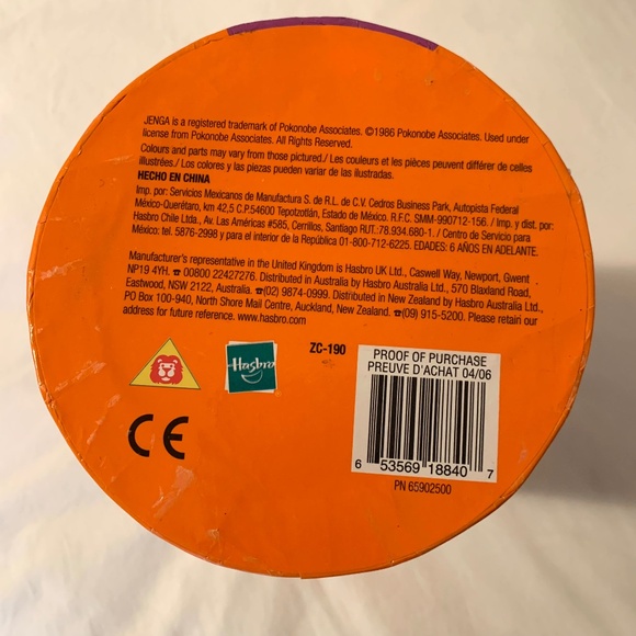 Hasbro NEW Jenga Wooden Blocks Stacking Tumbling Tower Game - Picture 8 of 8